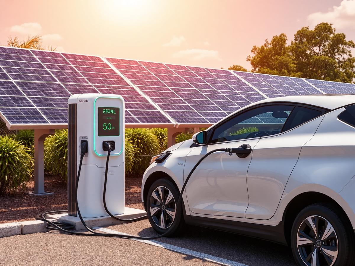 Eletroposto solar